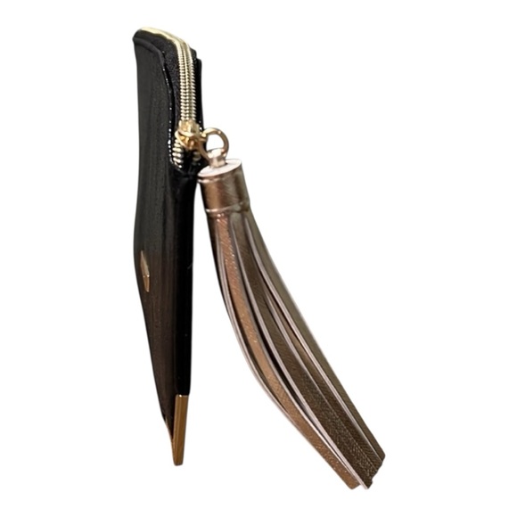 Mary Kay Sparkly Black Gold Holiday Edition Cosmetic Makeup Bag - Picture 2 of 5